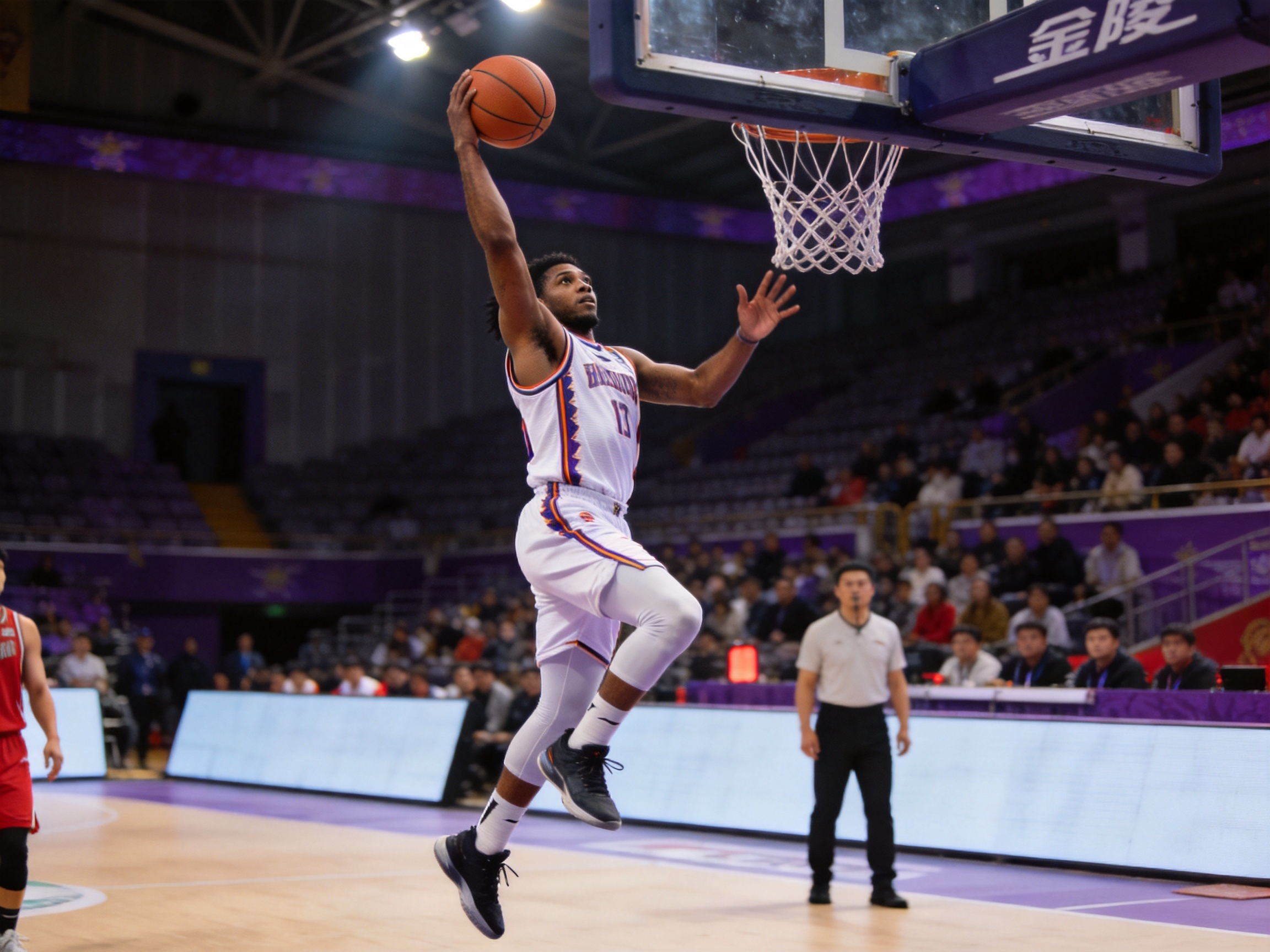 篮球职业联赛扣篮与技战术实况